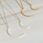 Crescent Duo Necklace Set Of 2-0
