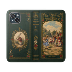 "Alice in Wonderland" Folio Phone Case
