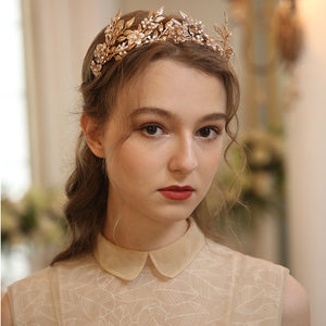 Golden Blossom Crown