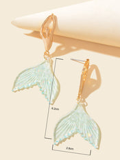 Graceful Mermaid Dancer Earrings Whimsical Fashion Design Stud Jewellery Gift-2 width=100 