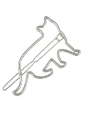 Hair Accessories Minimalist Gold Silver Metal Cat Hairgrips Hair Clips Hairpin-2 width=100 