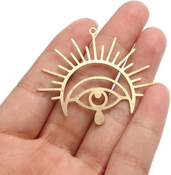"Mystiene" All Seeing Eye Earrings width=100 