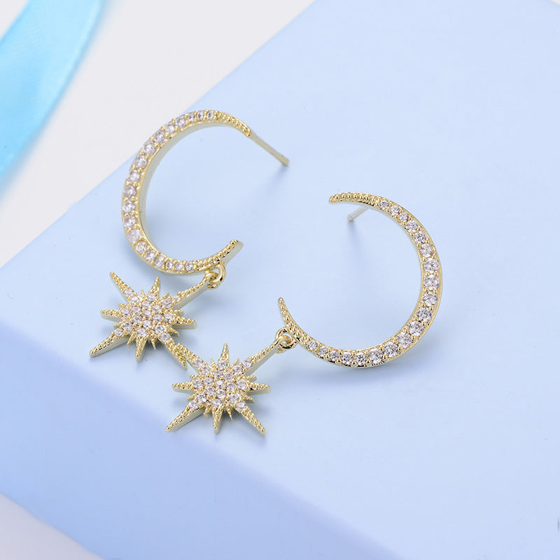 Starlit Copper Earrings