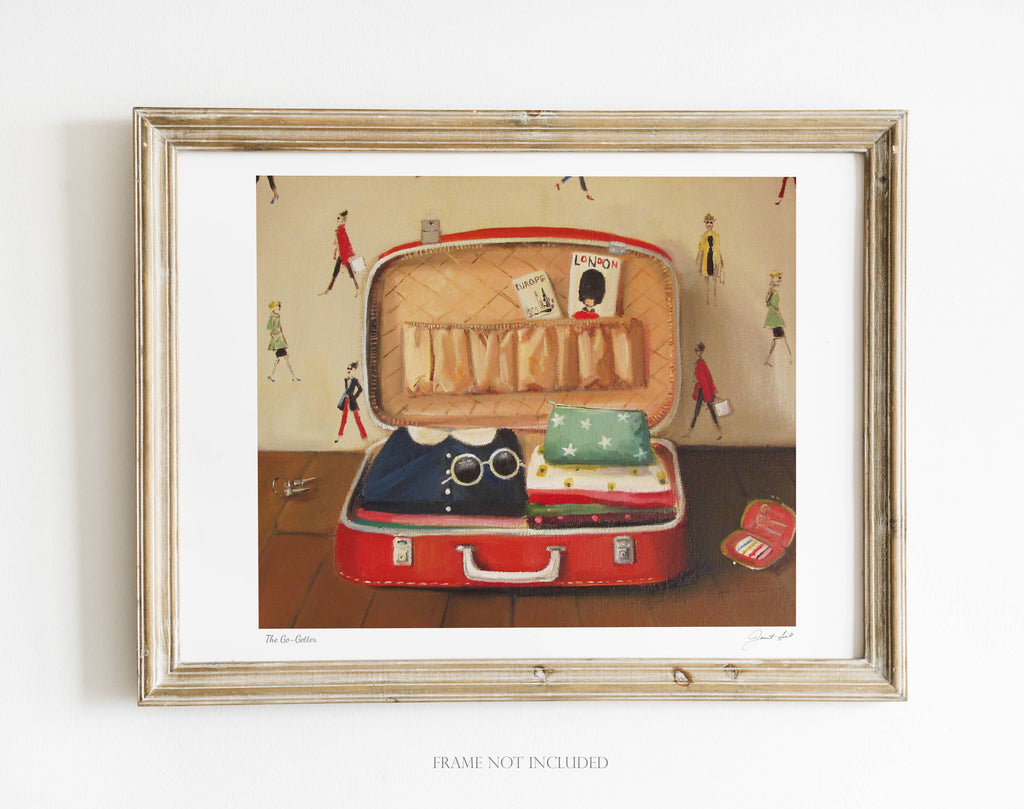 The Go-Getter Art Print - 8.5" X 11" by Janet Hill-0