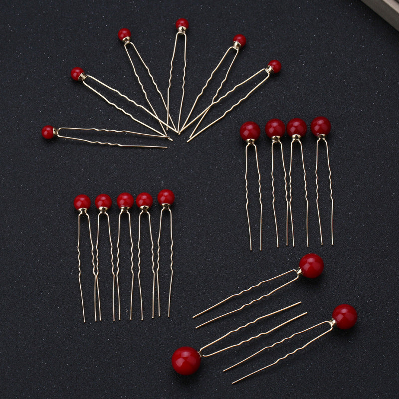 Luna Faux Pearl Hairpins