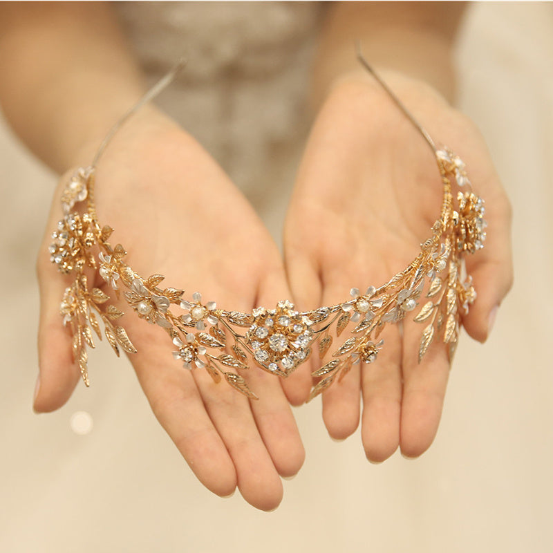 Golden Blossom Crown