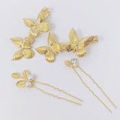 Antique Garden Hair Clip Set-4 width=100 