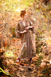 "Dream Weaver"  Opera Duster Kimono with Zodiac Signs width=100 