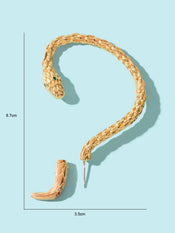 Punk Snake Piercing Cartilage Wrap Ear Jewellery Crawler Earring Stud Gift 1 pc-3 width=100 