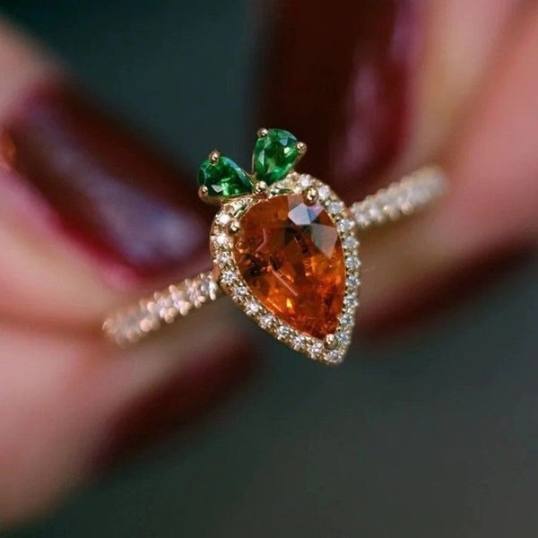 Carrot Twist Ring