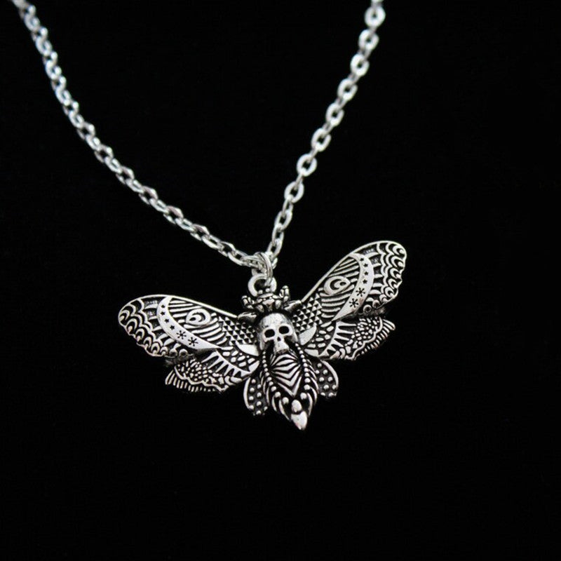 Moth Necklace Personality Hip-hop Fashion Pendant