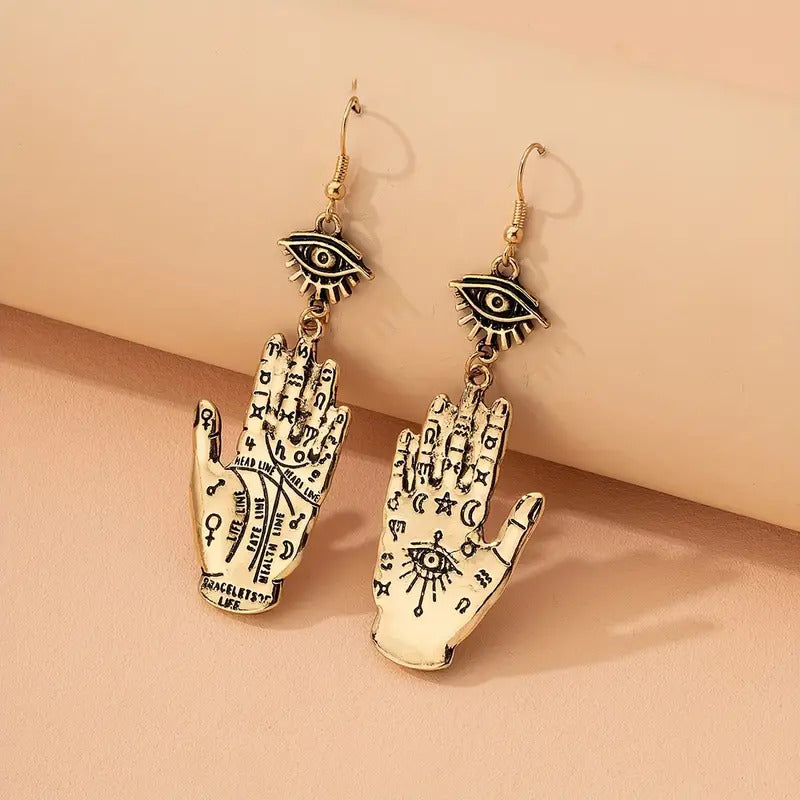 "Andrasta" Mysitcal Hand Earrings