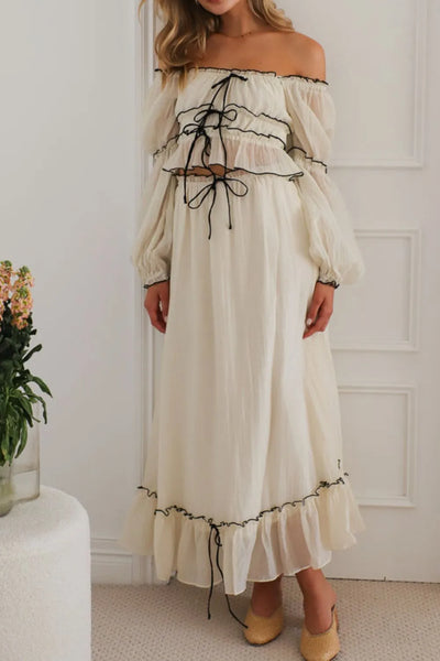 "Aquarius" Soft Floral Ensemble