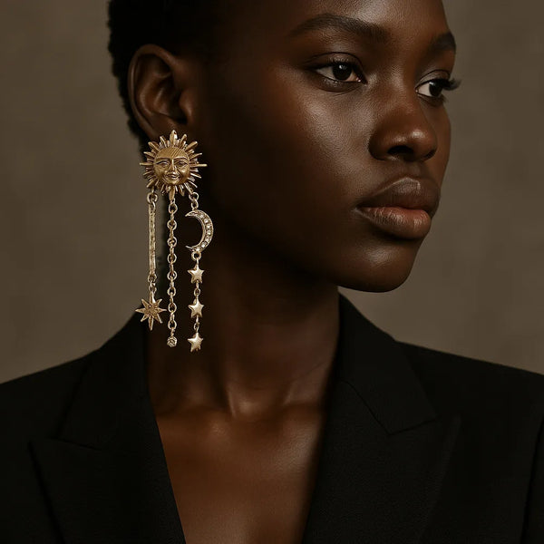 Sun, Moon, Stars Earrings