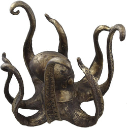 Serene Tide Octopus Statue width=100 