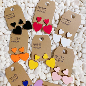 Heart For Game Day Earrings-2