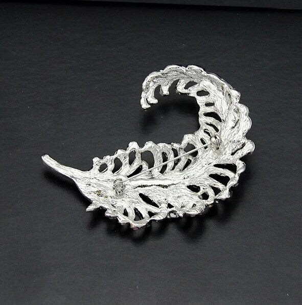 Radiant Feather Brooch