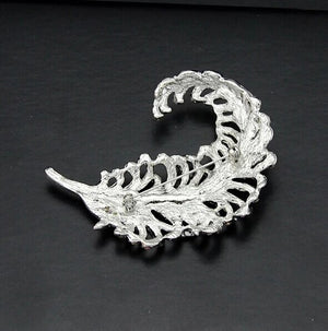 Radiant Feather Brooch
