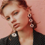 Mystical Gaze Alloy Earrings