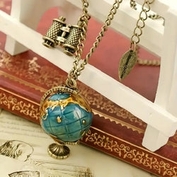 "Hemera" Globe Traveler Necklace width=100 