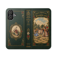 "Alice in Wonderland" Folio Phone Case