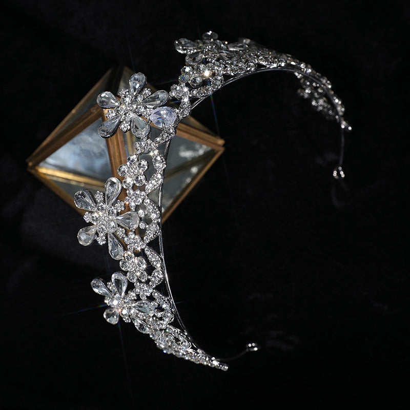 Crystal Blossom Crown Hair Accessory