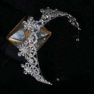 Crystal Blossom Crown Hair Accessory