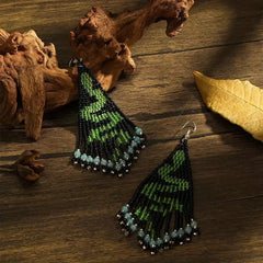 "Serpens" Beaded Earrings