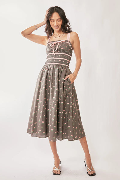 Nostalgic Polka Dot Dress