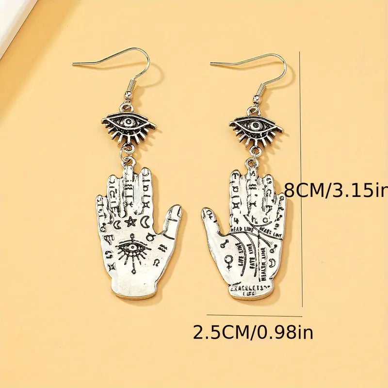 "Andrasta" Mysitcal Hand Earrings