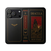 "Dracula" Red Castle Folio Phone Case width=100 