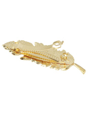 Hair Accessories Gold Silver Feather Metal Hairgrips Hair Clips Hair Barrettes-4 width=100 