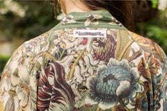 "Love Grows Wild" Bamboo Cropped Kimono