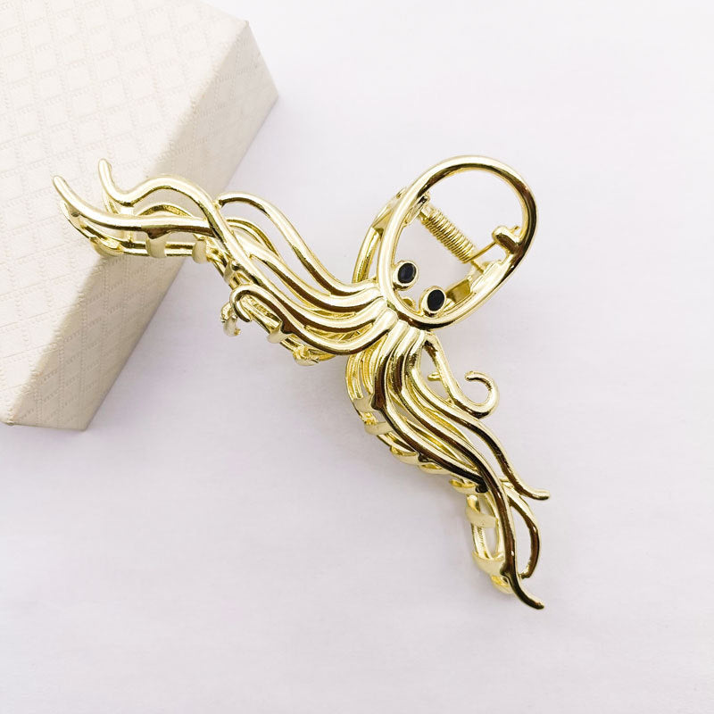 "Sabra" Retro French Octopus Hair Claw