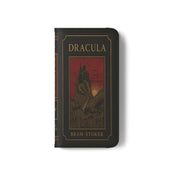 "Dracula" Red Castle Folio Phone Case width=100 
