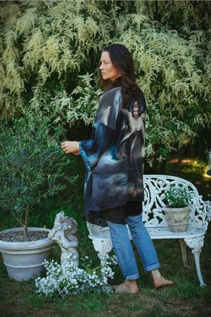 "The Dreamer" Bamboo Kimono Cardigan