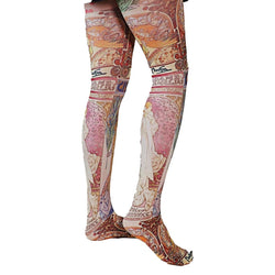 "Alfons" Printed Art Tights width=100 