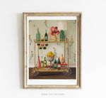 Barmaids Art Print - 8.5 X 11" by Janet Hill-0