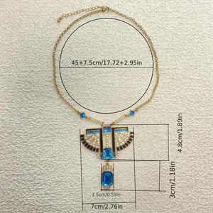 "Qetesh" Egyptian Art Deco Necklace