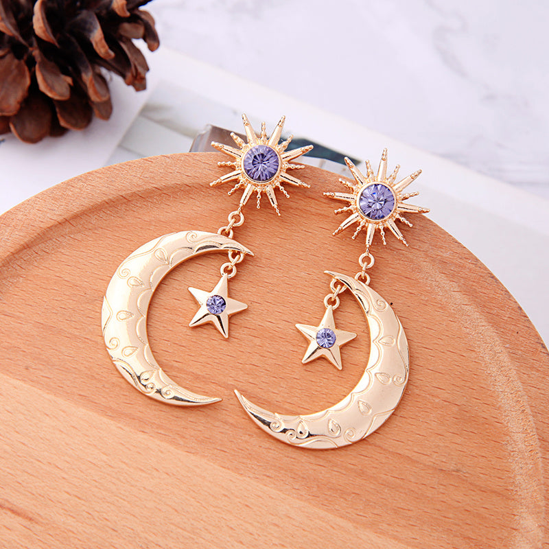 Iridescent Night Sky Earrings
