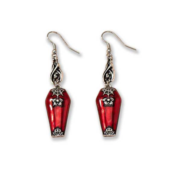 Bat Spiderweb Earrings