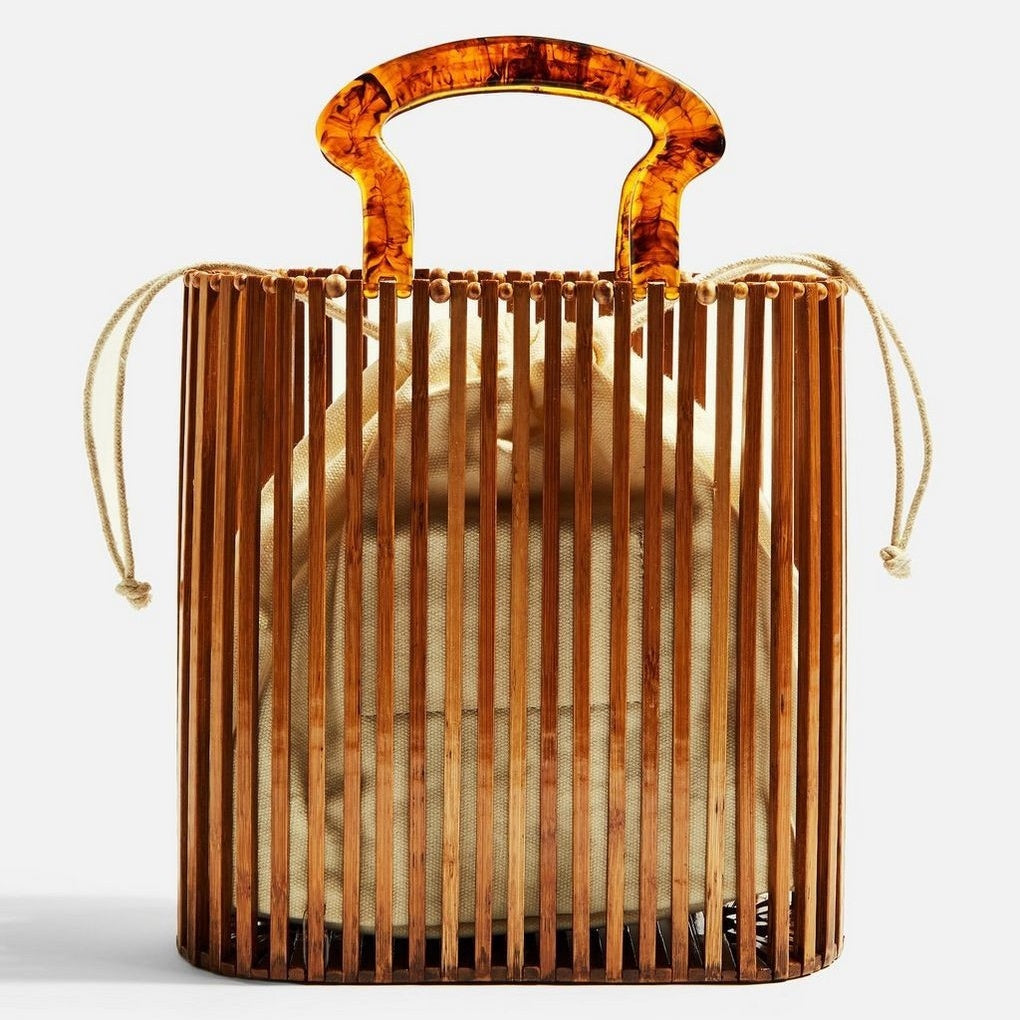 Acrylic Stardust Bucket Bag
