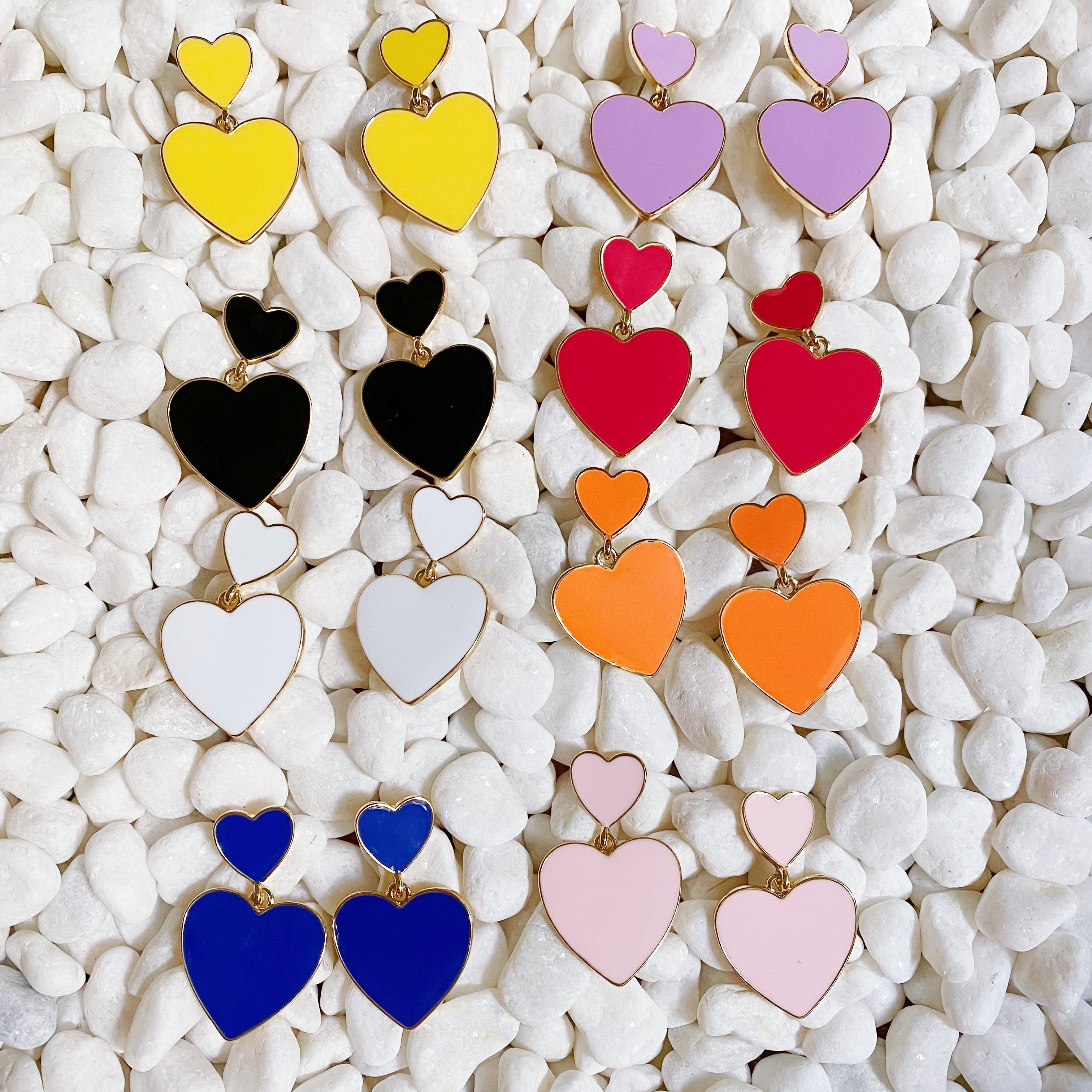 Heart For Game Day Earrings-0