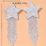 "Proxima" Shooting Star Cascade Earrings