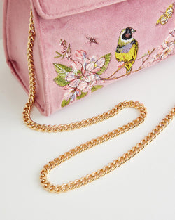 "Fable" Song Bird Embroidered Tote width=100 