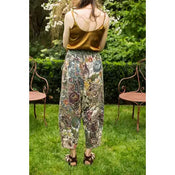 "Love Grows Wild" Bee Print Artist Pants (L/XL) width=100 