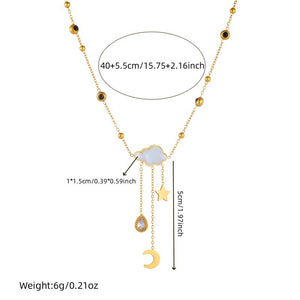 Cloud Star Moon Elegance Necklace