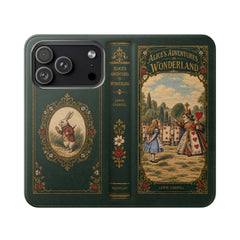"Alice in Wonderland" Folio Phone Case