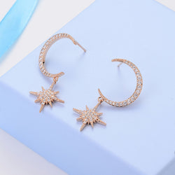 Starlit Copper Earrings width=100 