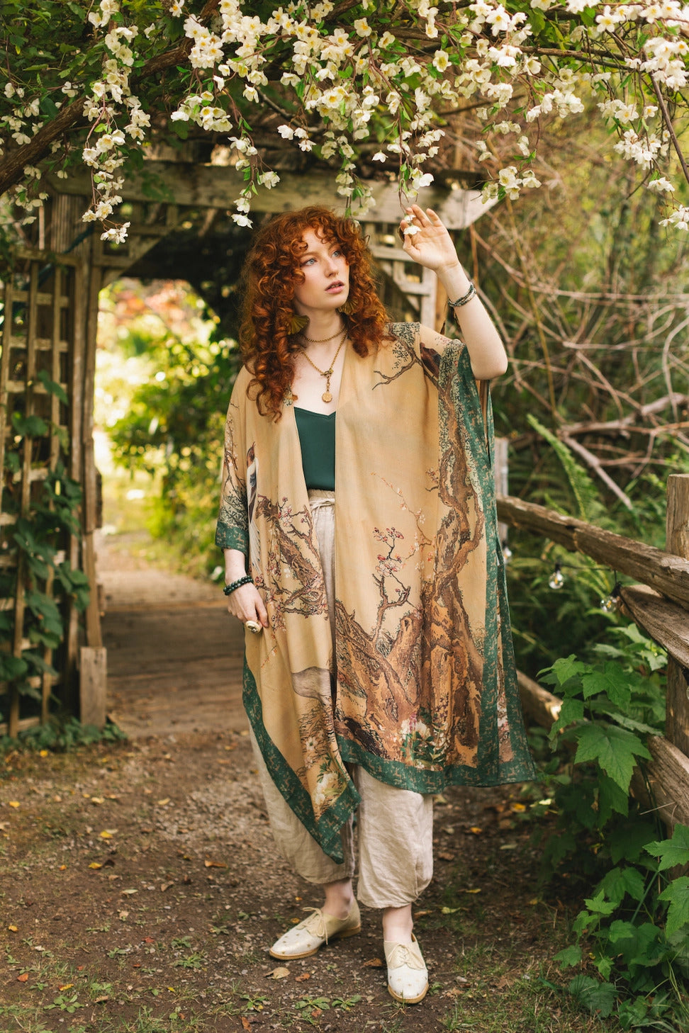 "Fable" Bohemian Goddess Starduster Kimono